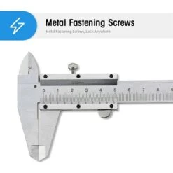 Pied à Coulisse Fontainebleau , 150mm / 0.02mm Pied à Coulisse Vernier Analogique En Acier Inoxydable, Haute Précision Outil Micromètre Avec Mesure En Profondeur, Intérieur Et Extérieur Professionnel -Promos Outil Virtuose Magasin 50922827 3