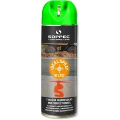 Traceur De Chantier VERT Fluo Multidirectionnel IDEAL SPRAY SOPPEC 9-12 MOIS - 141818O