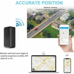 GDRHVFD Mini Traceur Gps, Anti-Voleur Portable En Temps Réel Personnel Et Véhicule Longue Veille Gps Tracker -Promos Outil Virtuose Magasin 52878542 4