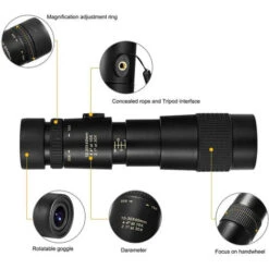 10-30x40 Zoom Monoculaire Avec Bak4 Prism Dual Focus Télescope étanche Compact Haute Puissance Adapté Aux Adultes Pour La Randonnée, La Chasse, Le Camping, L'observation Des Oiseaux, Les Meilleurs Cad 10 10-30x40 Zoom Monoculaire Avec Bak4 Prism Dual Focus Télescope étanche Compact Haute Puissance Adapté Aux Adultes Pour La Randonnée, La Chasse, Le Camping, L'observation Des Oiseaux, Les Meilleurs Cad -Promos Outil Virtuose Magasin 53814392 4
