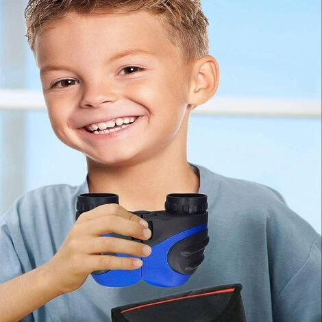 Jumelles Pour Enfants, Jumelles étanches Compactes Cadeaux D'anniversaire Pour Garçon Ado Jouets Pour Garçon 3-12 Ans(bleu)-BISBISOUS 4 Jumelles Pour Enfants, Jumelles étanches Compactes Cadeaux D'anniversaire Pour Garçon Ado Jouets Pour Garçon 3-12 Ans(bleu)-BISBISOUS – Image 2