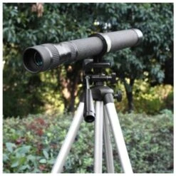Télescope Monoculaire, Longue-vue Zoomable Portable Haute Puissance Pouvant être Connecté à La Caméra, Télescopes De Voyage à 2 Sections Pour L'observation Des Oiseaux, La Randonnée, Le Camping,(noir) -Promos Outil Virtuose Magasin 53814797 4