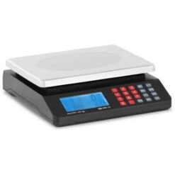 Balance Poids-Prix Balance De Contrôle 30 Kg Écran LCD Boutons Mémoire