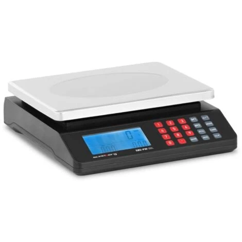 Balance Poids-Prix Balance De Contrôle 30 Kg Écran LCD Boutons Mémoire 3 Balance Poids-Prix Balance De Contrôle 30 Kg Écran LCD Boutons Mémoire