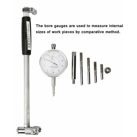 Jauge D'Alésage 50-160MM, Vérificateur D'Alésage Indicateur De Jauge D'Alésage Calibre Du Diamètre Intérieur Kit Pour Mesurer Dimensions Internes Des Pièces, Cadran Alésage Macaron 4 Jauge D'Alésage 50-160MM, Vérificateur D'Alésage Indicateur De Jauge D'Alésage Calibre Du Diamètre Intérieur Kit Pour Mesurer Dimensions Internes Des Pièces, Cadran Alésage Macaron – Image 2