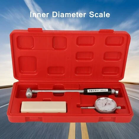 Jauge D'Alésage 50-160MM, Vérificateur D'Alésage Indicateur De Jauge D'Alésage Calibre Du Diamètre Intérieur Kit Pour Mesurer Dimensions Internes Des Pièces, Cadran Alésage Macaron 7 Jauge D'Alésage 50-160MM, Vérificateur D'Alésage Indicateur De Jauge D'Alésage Calibre Du Diamètre Intérieur Kit Pour Mesurer Dimensions Internes Des Pièces, Cadran Alésage Macaron – Image 5