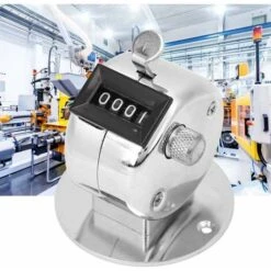 Compteur Manuel En Métal Triomphe Argenté Compteur De Paume Mécanique Compteur Manuel à 4 Chiffres Fournitures Pour Entraîneur Sportif -Promos Outil Virtuose Magasin 54069701 4