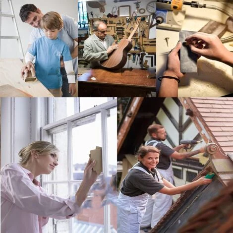 Papier De Verre Sec Ou à L'eau - 10x Papier Abrasif Grain 1500 - Feuille Abrasive Pour Poncer Bois Métal Voiture Meuble - 9 X 3,6 Pouces 5 Papier De Verre Sec Ou à L'eau - 10x Papier Abrasif Grain 1500 - Feuille Abrasive Pour Poncer Bois Métal Voiture Meuble - 9 X 3,6 Pouces – Image 3