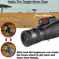 Mire Telescopique - Télescope Monoculaire Zoom 8-20x50, Télescope Monoculaire Haute Résolution, Longue-vue HD Portable étanche à Haute énergie Pour Voyage (noir)-BISBISOUS 11 Mire Telescopique - Télescope Monoculaire Zoom 8-20x50, Télescope Monoculaire Haute Résolution, Longue-vue HD Portable étanche à Haute énergie Pour Voyage (noir)-BISBISOUS -Promos Outil Virtuose Magasin 54454757 5