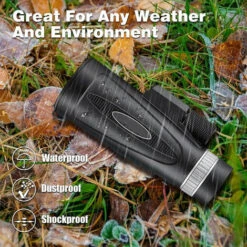 Télescope Monoculaire 18x62, Télescope Portable étanche Haute Puissance Avec Prisme BKA4 Pour L'observation Des Oiseaux, La Chasse, La Randonnée (noir) -BISBISOUS -Promos Outil Virtuose Magasin 54455744 5