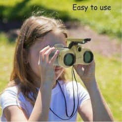 Jumelles Pour Enfants, Jumelles Légères Imperméables Antichocs Pour L'observation Des Oiseaux Jeu De Football (or)-BISBISOUS -Promos Outil Virtuose Magasin 54455881 5