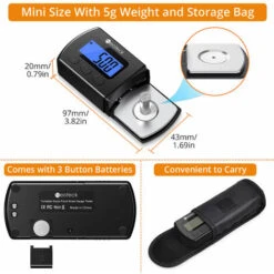 Neoteck Digital Stylus Force Échelle Gauge Testeur 0,01g Balance électrique Noir -Promos Outil Virtuose Magasin 55168495 2