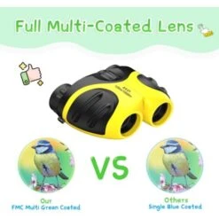 Jumelles Pour Enfants Jumelles Antichocs Compactes Pour Enfants - Meilleurs Cadeaux（‎Jaune）-BISBISOUS -Promos Outil Virtuose Magasin 56485826 4