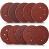 50x Disque Abrasif Rond - Papier De Verre Ponceuse - Feuilles Abrasives Collantes Crochet Et Scratch - Grain De 60 - Diamètre 150 Mm，Lilaris -Promos Outil Virtuose Magasin 57886496 1