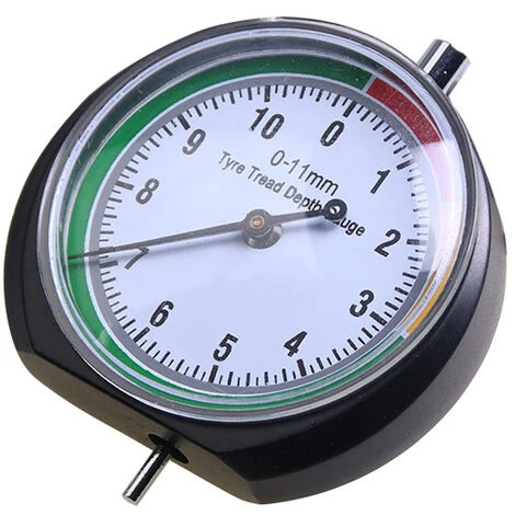 Jauge De Profondeur De Bande De Roulement De Pneu – Outil De Mesure Profondeur - 0-11mm/ 0-0.43pouces – Diametre Du Cadran 50mm (1,96pouces) – Manomètre Pour Voiture, Camion, Vélo, Moto,noir, Une Pièc 3 Jauge De Profondeur De Bande De Roulement De Pneu – Outil De Mesure Profondeur - 0-11mm/ 0-0.43pouces – Diametre Du Cadran 50mm (1,96pouces) – Manomètre Pour Voiture, Camion, Vélo, Moto,noir, Une Pièc