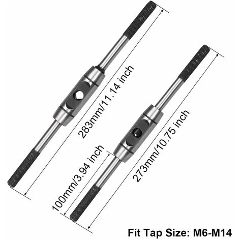 Linksdrehender Verstellbarer Gewindebohrerhalter Windeisengriff Für Metrisches M6-M14 Gewindebohrer Senker Gewindebohrer Werkzeugkörper Druckguss, BR-Life 4 Linksdrehender Verstellbarer Gewindebohrerhalter Windeisengriff Für Metrisches M6-M14 Gewindebohrer Senker Gewindebohrer Werkzeugkörper Druckguss, BR-Life – Image 2