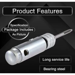 BR-Vie Ratschen-Gewindebohrerhalter Mit Verstellbarem T-Griff Mit 5 M3/M4/M5/M6/M8 Schrauben -Promos Outil Virtuose Magasin 58069268 4