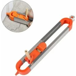 Jauge De Contour Verrouillable, Contour En Plastique Avec Dispositif De Blocage, Jauge De Duplication De Forme Pour Des Découpes De Carrelages, Plaques De Plâtre, Genre De Bricolage，Lilaris -Promos Outil Virtuose Magasin 58245642 3