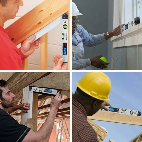 400 Mm/16 Pouces 0 225 ° Goniomètre Numérique Règle D'angle Horizontal Numérique Rétroéclairage LCD Rapporteur Horizontal 6 400 Mm/16 Pouces 0 225 ° Goniomètre Numérique Règle D'angle Horizontal Numérique Rétroéclairage LCD Rapporteur Horizontal – Image 4