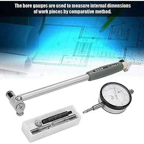 Jauge D'alésage à Cadran 50-160mm 0.01mm Indicateur De Trou D'équilibre De Précision Moteur Cylindre Micromètre Outil De Testeur De Mesure 5 Jauge D'alésage à Cadran 50-160mm 0.01mm Indicateur De Trou D'équilibre De Précision Moteur Cylindre Micromètre Outil De Testeur De Mesure – Image 3