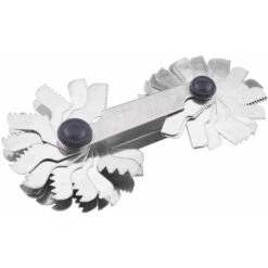 Jauge De Mesure De Filetage Jauge De Filetage Outil De Mesure Du Pas De Vis à 60 Degrés En Acier Inoxydable (métrique Et Imper)