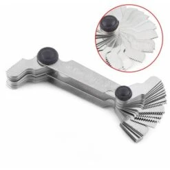 Jauge De Mesure De Filetage Jauge De Filetage Outil De Mesure Du Pas De Vis à 60 Degrés En Acier Inoxydable (métrique Et Imper) -Promos Outil Virtuose Magasin 58574191 5