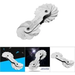 Outil De Mesure De Rayon Convexe Et Concave - Jauge Externe Interne En Acier Inoxydable - Jauge De Filetage Pour Machinistes (R7-14,5 Mm) -Promos Outil Virtuose Magasin 58574194 2