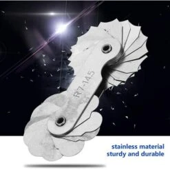 Outil De Mesure De Rayon Convexe Et Concave - Jauge Externe Interne En Acier Inoxydable - Jauge De Filetage Pour Machinistes (R7-14,5 Mm) -Promos Outil Virtuose Magasin 58574194 3
