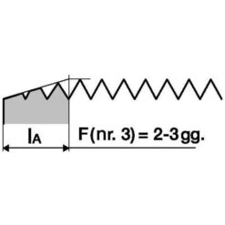 RUKO Jeu De Tarauds à Main M8x1,25 Mm -Promos Outil Virtuose Magasin 58760490 3