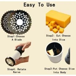 Trancheuse à Fromage En Acier Inoxydable Avec 2 Lames, Râpe à Fromage -Promos Outil Virtuose Magasin 58839982 4