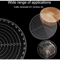 Sourcing Map Outil De Centrage Rond En Acrylique Pour Tournage Du Bois 200 Mm -Promos Outil Virtuose Magasin 58846858 4