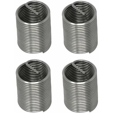 4x Insert Fileté M12x18 Ressort Filet Rapporté Standard Acier Inoxydable V-coil Réparation Renforcement Filetage Foiré Taraudage 3 4x Insert Fileté M12x18 Ressort Filet Rapporté Standard Acier Inoxydable V-coil Réparation Renforcement Filetage Foiré Taraudage