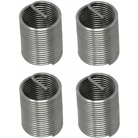4x Insert Fileté M8x12 Ressort Filet Rapporté Standard Acier Inoxydable V-coil Réparation Renforcement Filetage Foiré Taraudage 3 4x Insert Fileté M8x12 Ressort Filet Rapporté Standard Acier Inoxydable V-coil Réparation Renforcement Filetage Foiré Taraudage
