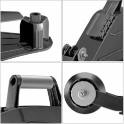 Banjo Plaquiste Banjo Placo Avec Roue D'angle Intérieure à Changement Rapide Sangles Réglables Outil De Joint De Panneau De Gypse Opération à Droite/Gauche -Promos Outil Virtuose Magasin 61336160 4