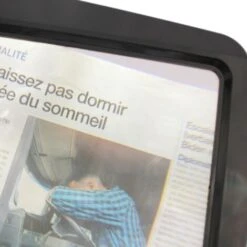 Grande Loupe Mains Libres Sur Pied 58 Cm - A Poser Sur Bureau / Table - Lampe 12 LED - Grossissement X 5 - Tête Flexible – Noir -Promos Outil Virtuose Magasin 62398154 4