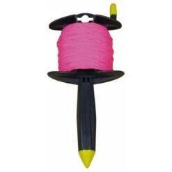 Enrouleur De Drisse 1,5mm - 100m - Cordeau Rose Fluo