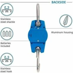 Balance Suspendue Industrielle Balance De Grue Industrielle Résistante LCD Balance De Grue électronique De Haute Précision Pour La Chasse à La Ferme Industrielle 300 Kg / 0,1 Kg, Blue, 300kg-0.1kg -Promos Outil Virtuose Magasin 63570707 3
