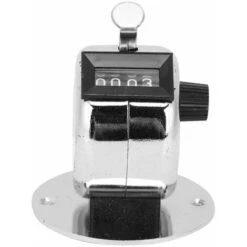 BR-Life Mechanischer Manueller Zähler Mini 4-stelliger Handpressenzähler Tragbares Zählwerkzeug Golfschlagzähler Zum Zählen