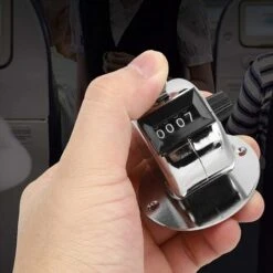 BR-Life Mechanischer Manueller Zähler Mini 4-stelliger Handpressenzähler Tragbares Zählwerkzeug Golfschlagzähler Zum Zählen -Promos Outil Virtuose Magasin 63923467 3