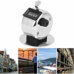 BR-Life Mechanischer Manueller Zähler Mini 4-stelliger Handpressenzähler Tragbares Zählwerkzeug Golfschlagzähler Zum Zählen -Promos Outil Virtuose Magasin 63923467 5