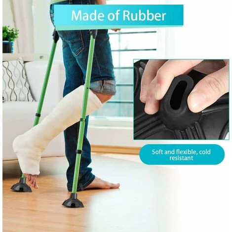 Embout De Canne De Marche, Arcenciél Pieds Et Pointes De Canne Et De Béquille, Patins De Remplacement En Caoutchouc Pour Cannes, Patins De Support Universels Stables à Quatre Points Pour Bâton De Marc 5 Embout De Canne De Marche, Arcenciél Pieds Et Pointes De Canne Et De Béquille, Patins De Remplacement En Caoutchouc Pour Cannes, Patins De Support Universels Stables à Quatre Points Pour Bâton De Marc – Image 3