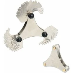 51 Pièces Outil De Mesure De Jauge à Pas De Vis 60° Americaine En Acier Inoxydable 4-84