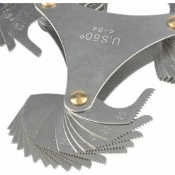 51 Pièces Outil De Mesure De Jauge à Pas De Vis 60° Americaine En Acier Inoxydable 4-84 -Promos Outil Virtuose Magasin 64496877 3