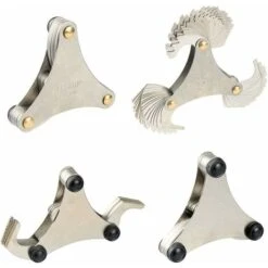 51 Pièces Outil De Mesure De Jauge à Pas De Vis 60° Americaine En Acier Inoxydable 4-84 -Promos Outil Virtuose Magasin 64496877 4