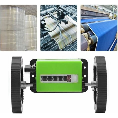 Compteur De Mètres - 1pc Longueur Mécanique Compteur De Compteurs Roue à Rouleaux Vert 4 Compteur De Mètres - 1pc Longueur Mécanique Compteur De Compteurs Roue à Rouleaux Vert – Image 2