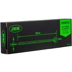 JBM 54002 JEU DE CLOUS SANS TÊTE TAILLE 18, 38X1,25 MM (1 000 PCS) -Promos Outil Virtuose Magasin 64737713 3