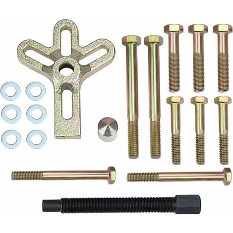 Lot De 13 Outils Pour équilibrage Harmonique, Extracteur De Volant, Extracteur De Vilebrequin, Extracteur De Volant D'inertie 3 Lot De 13 Outils Pour équilibrage Harmonique, Extracteur De Volant, Extracteur De Vilebrequin, Extracteur De Volant D'inertie