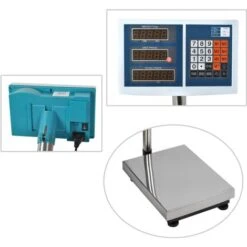 Balance Industrielle électronique 100 Kg écran LCD Pese -Promos Outil Virtuose Magasin 6512128 3