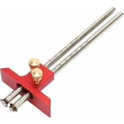 Règle En Bois, Règle De Traçage à Double Tête En Acier Inoxydable Pour Le Travail Du Bois