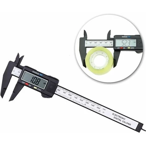 6 / 150mm LCD Digital Caliper Électronique Vernier Micromètre Outil De Mesure 7 6 / 150mm LCD Digital Caliper Électronique Vernier Micromètre Outil De Mesure – Image 5